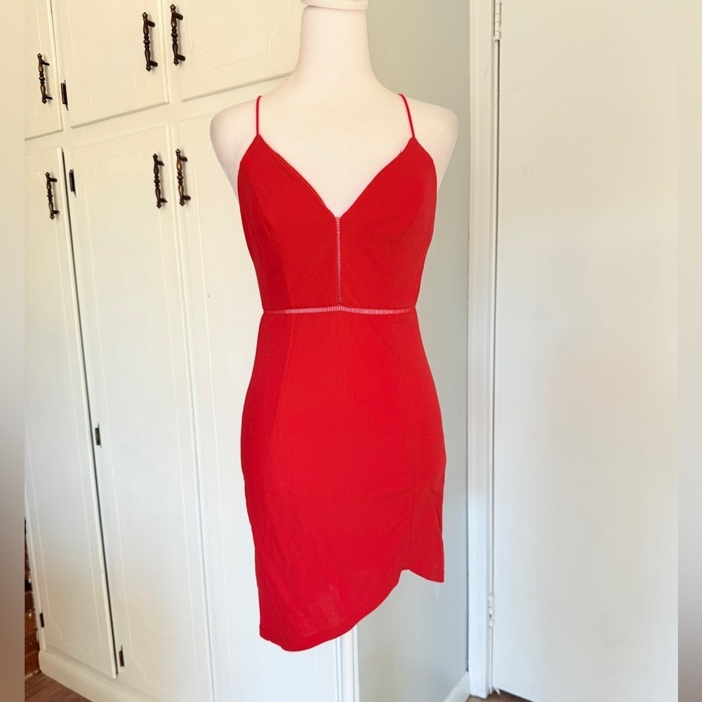 Hello Molly high low open back mini dress size Small